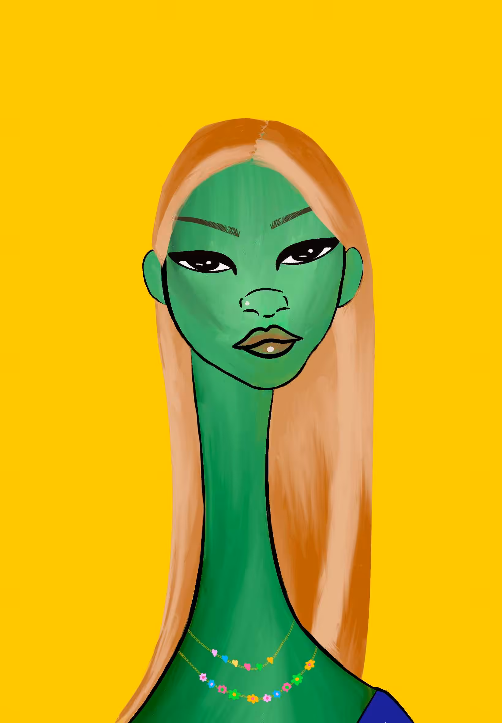 Long Neckie Ladies: Long Neckie Lady #2948