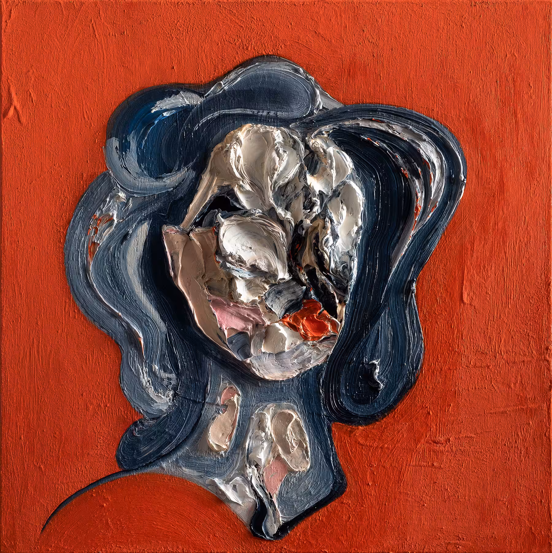 Woman on Red