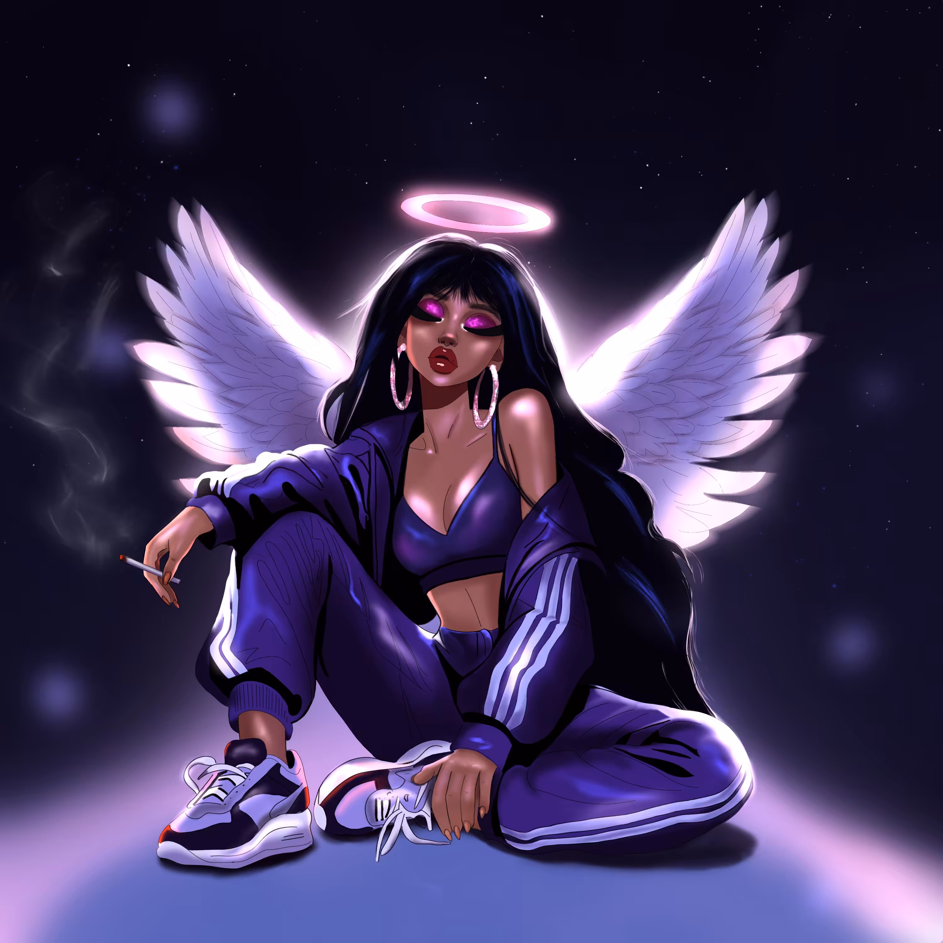 smoke : A radiance without rules 💜🪽