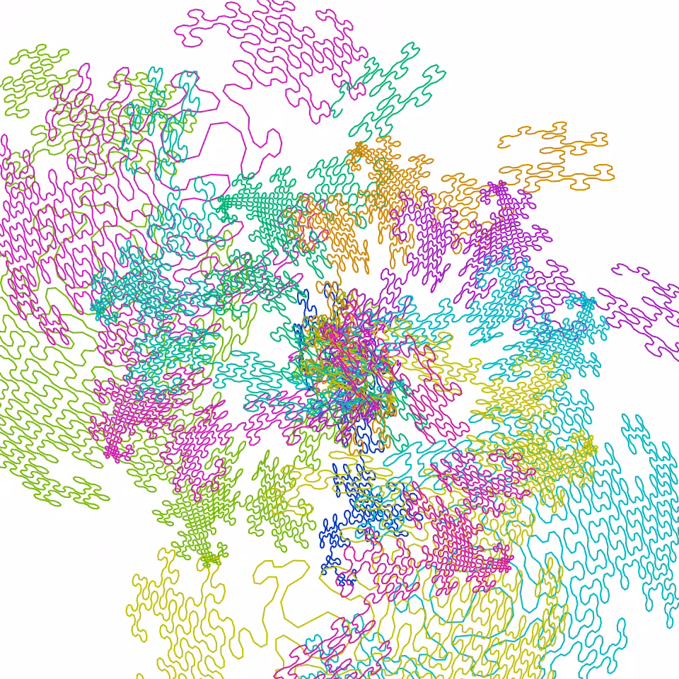 Dragon Curve Vortex #9