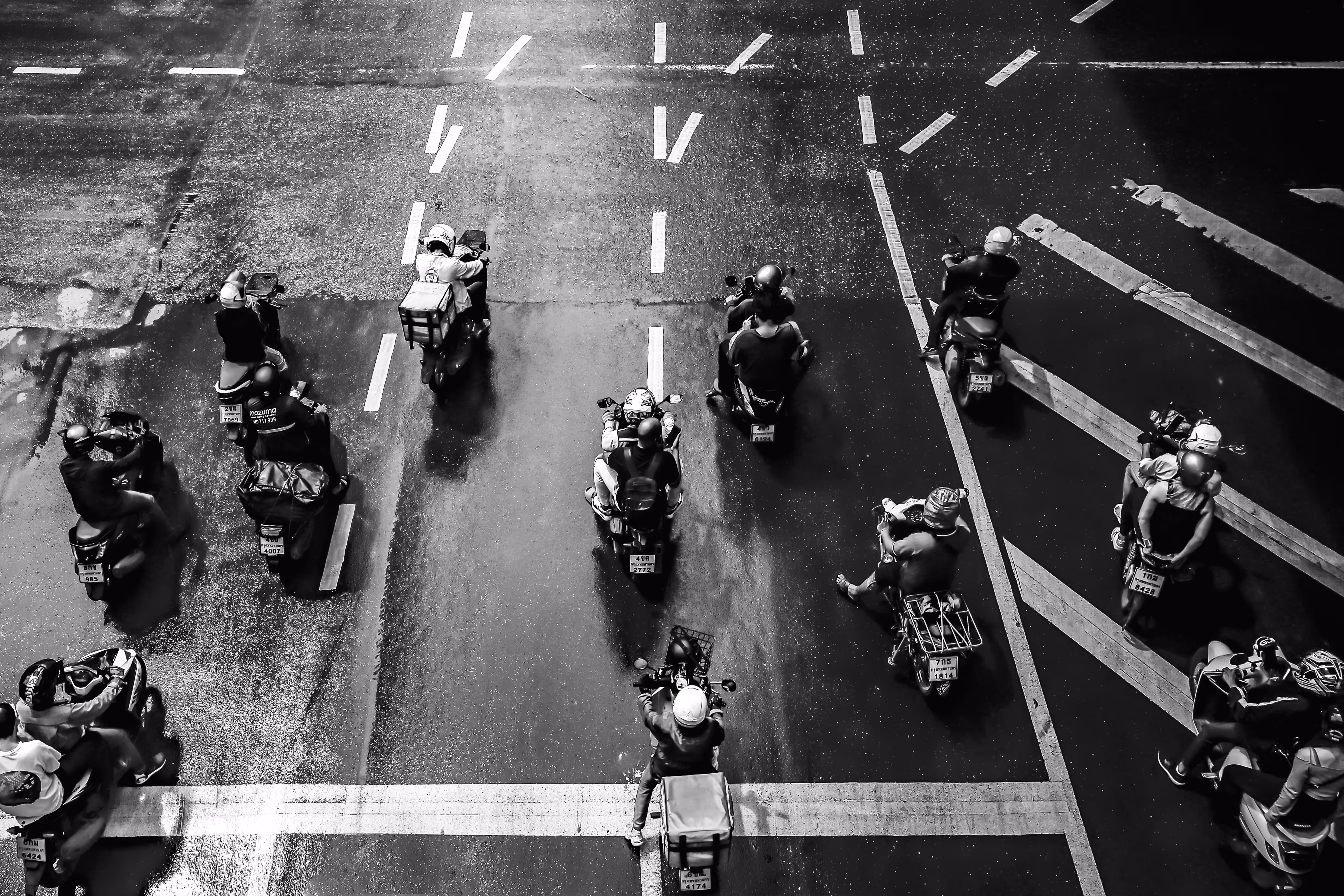 B&W Photography: Top view.