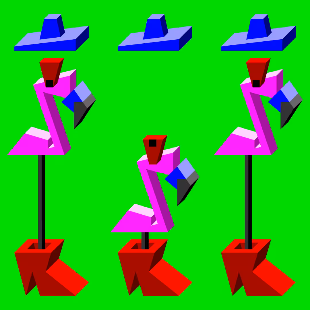 Lollipop Flamingos