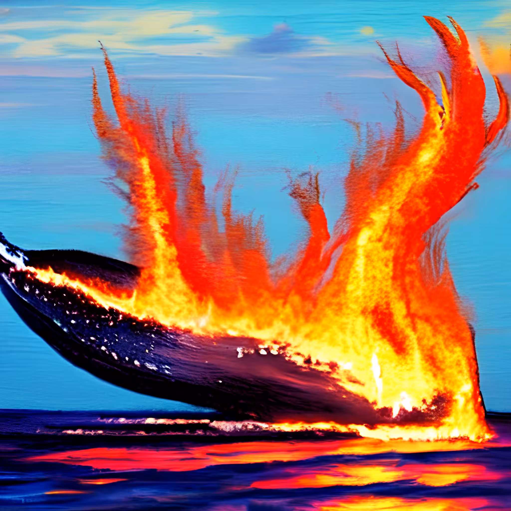 FIRE ON THE WHALES!