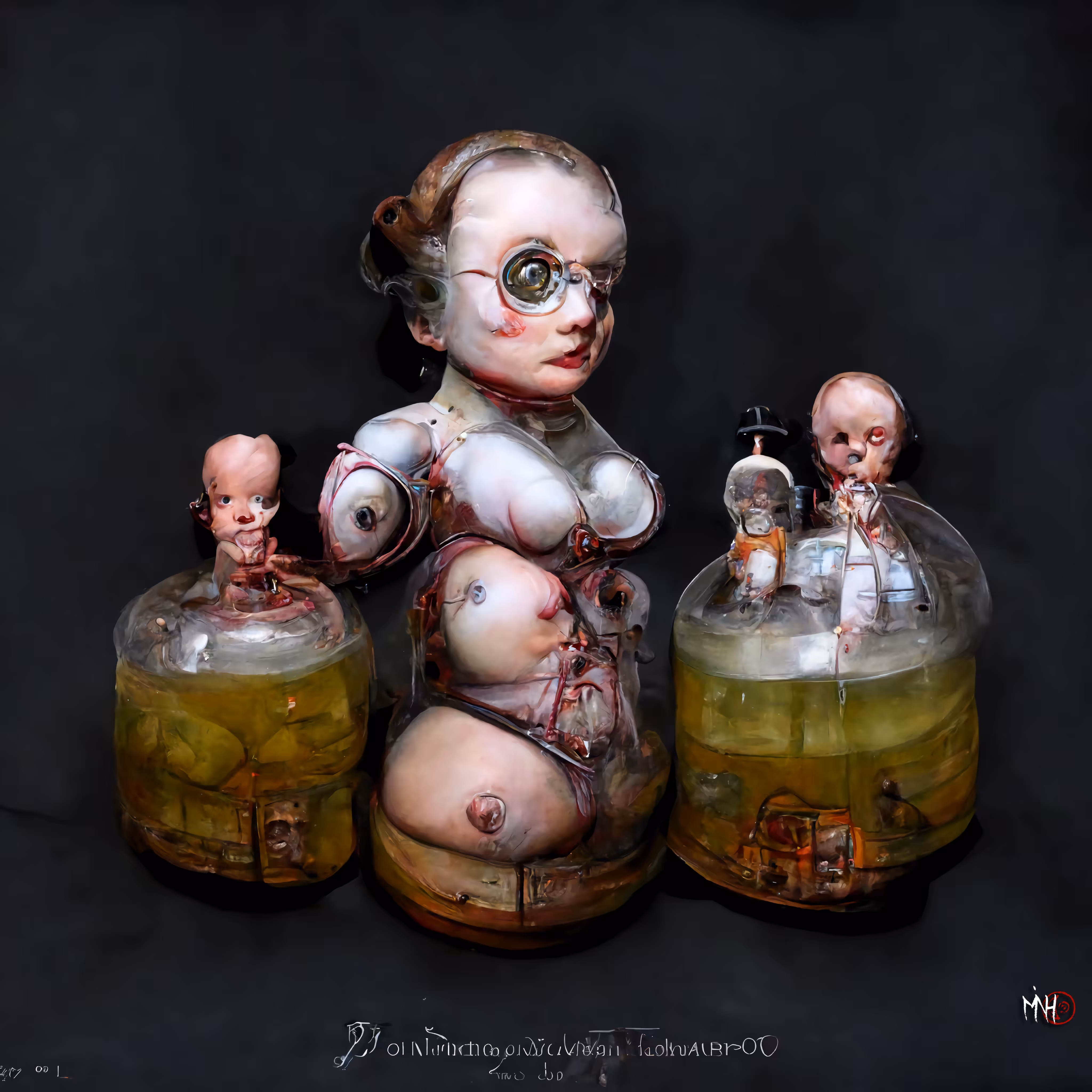 The NøøMuseum memetic curiosity cabinet:  NanoDolls 1