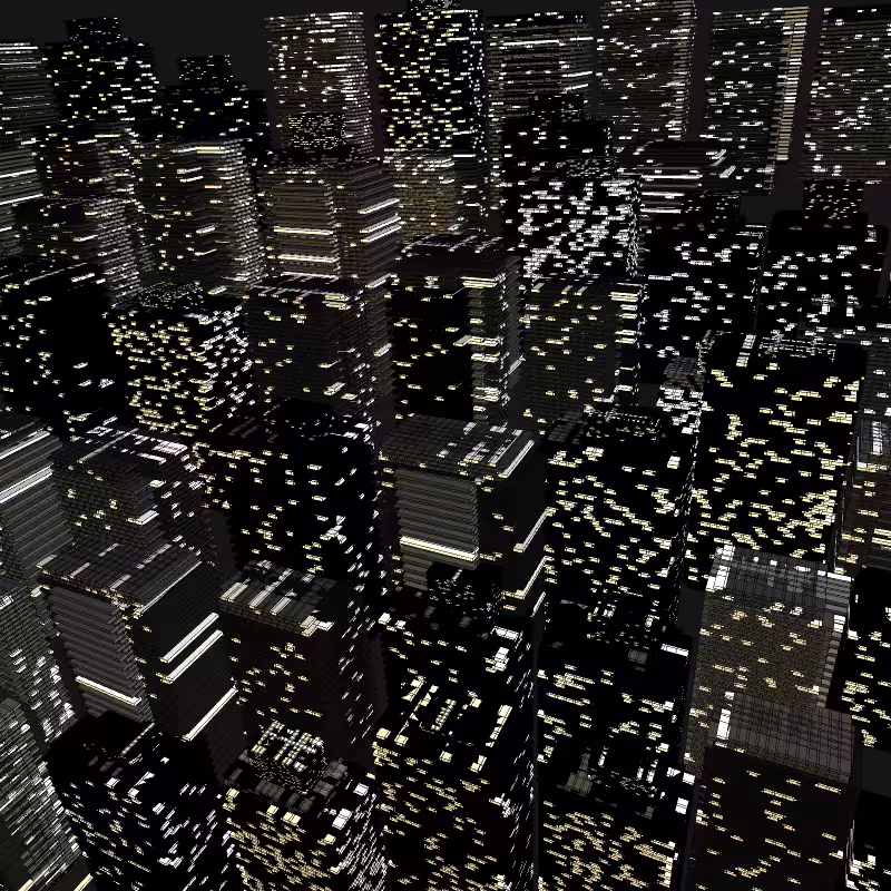 Night city glow #60