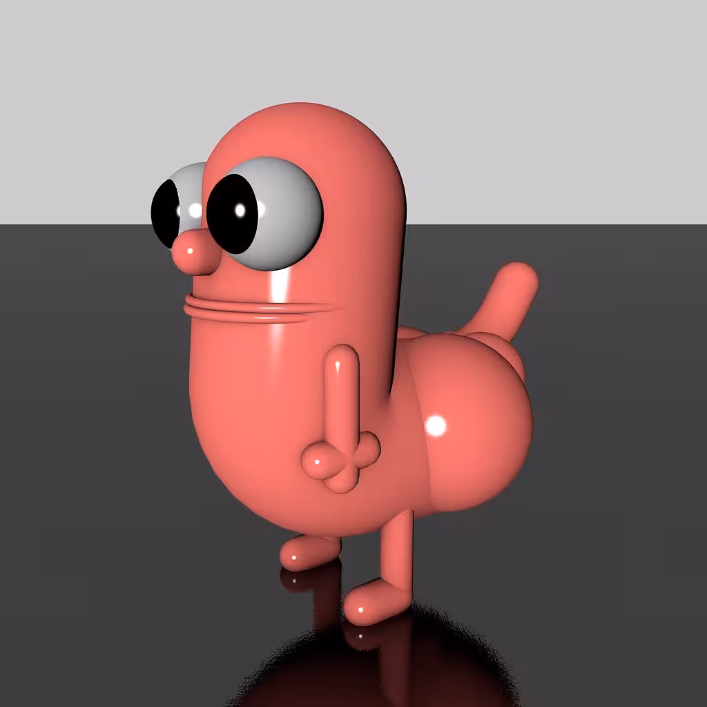 Dick Butt (Red) - Cryptoy #048