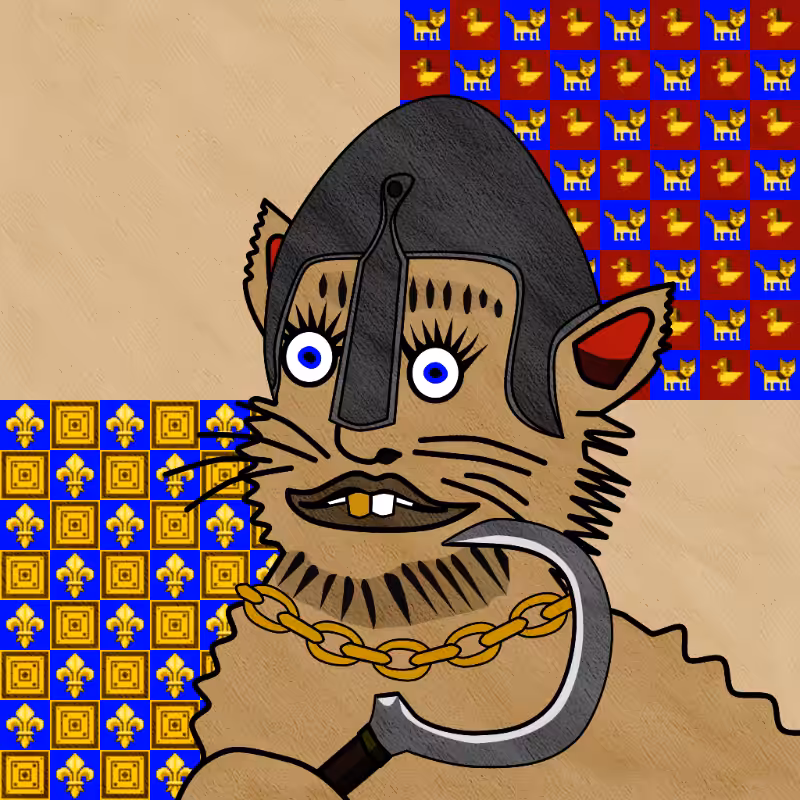 Famous Medieval Cat #19