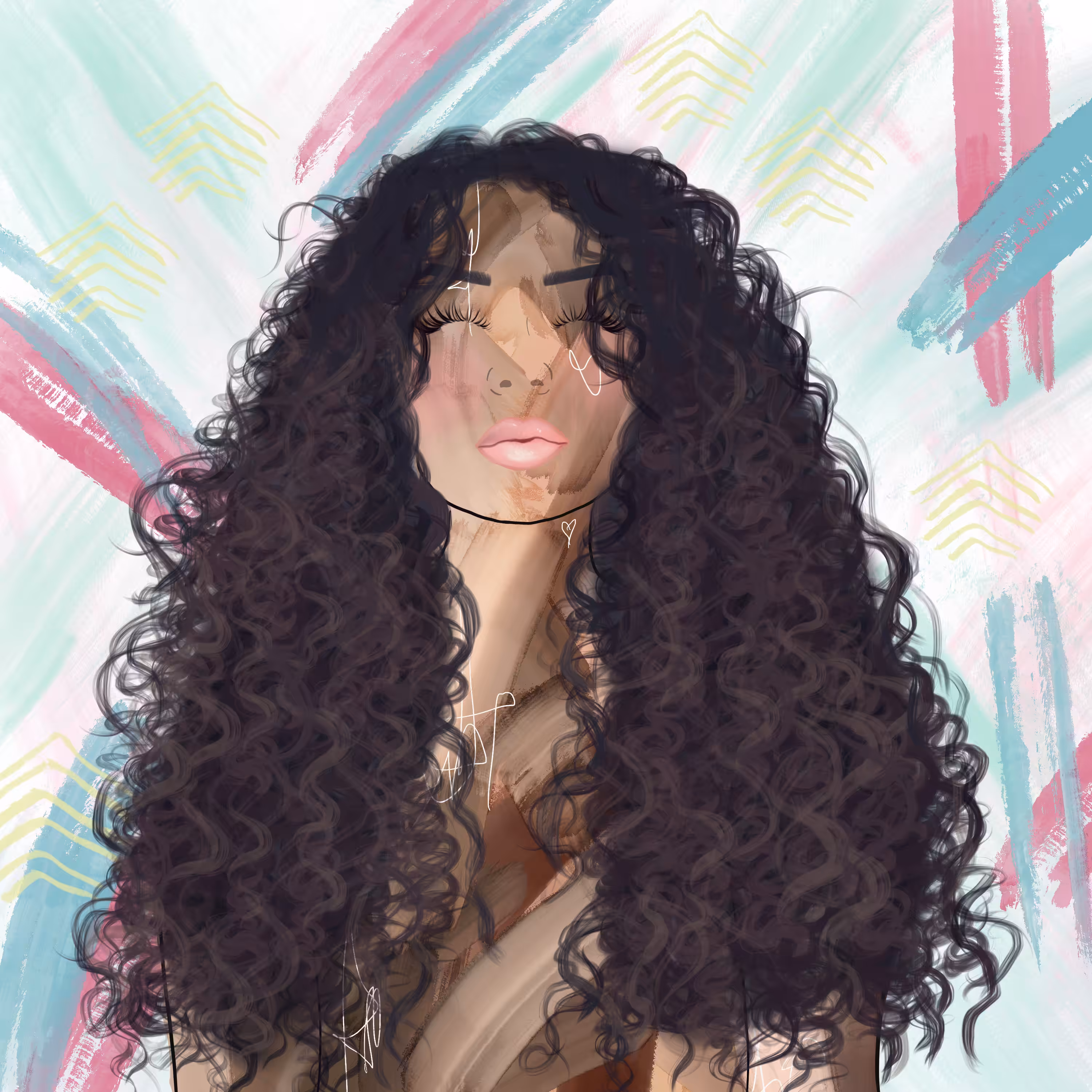 Curly Goddess #021