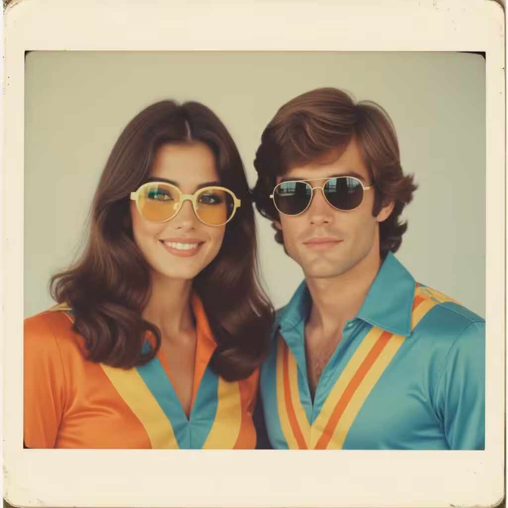 Polaroid of the Wonder Twins