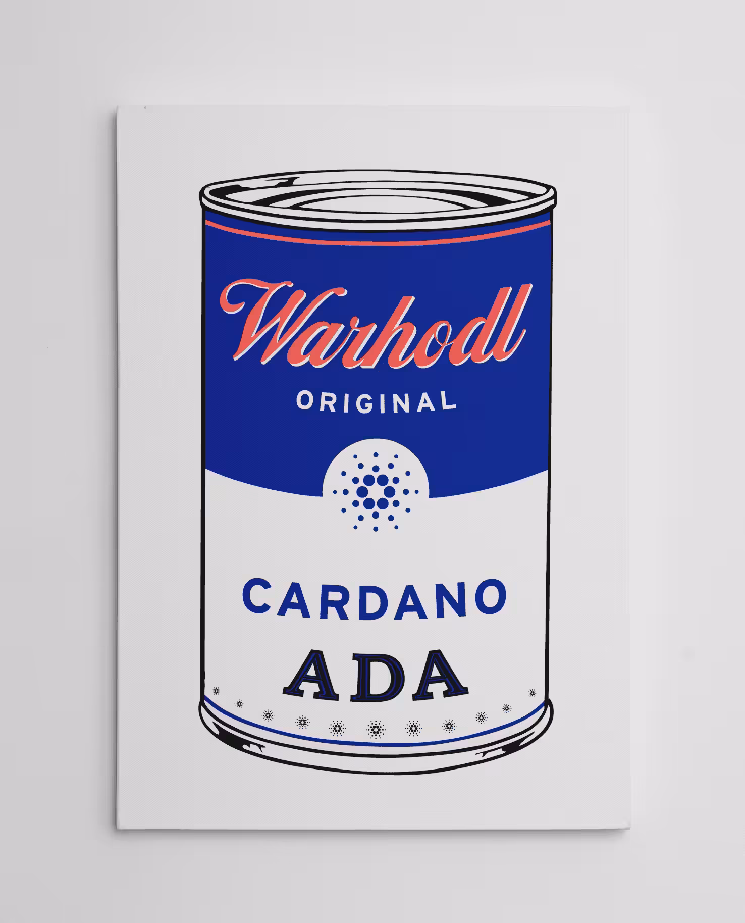 WARHODL #1/2 Cardano Artist Proof Crypto Can ADA 