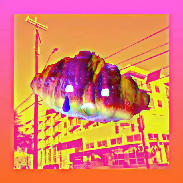 Sad Burnt Croissant