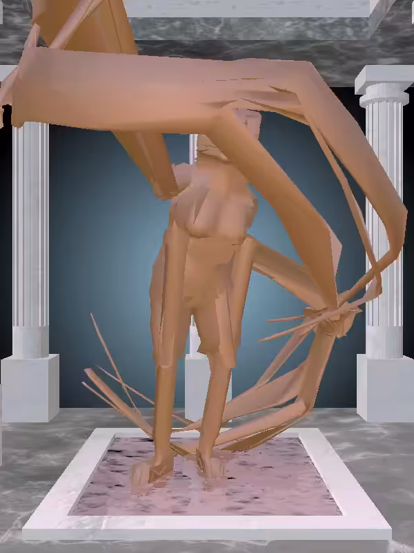 HeavenComputer: The Arguing Metallic Brick Woman #7739