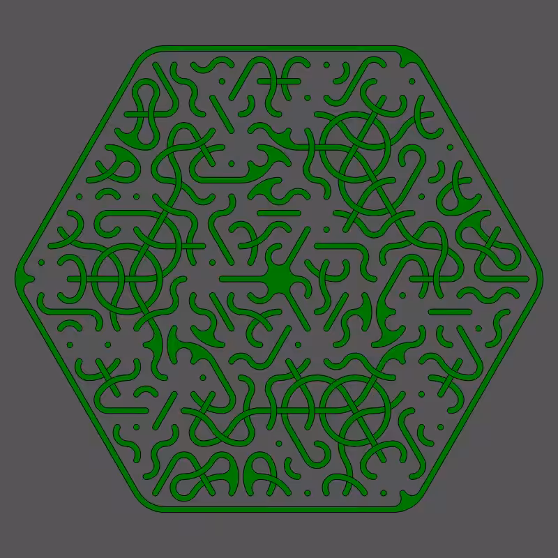 Threefold Symmetry - Dark Variations #37