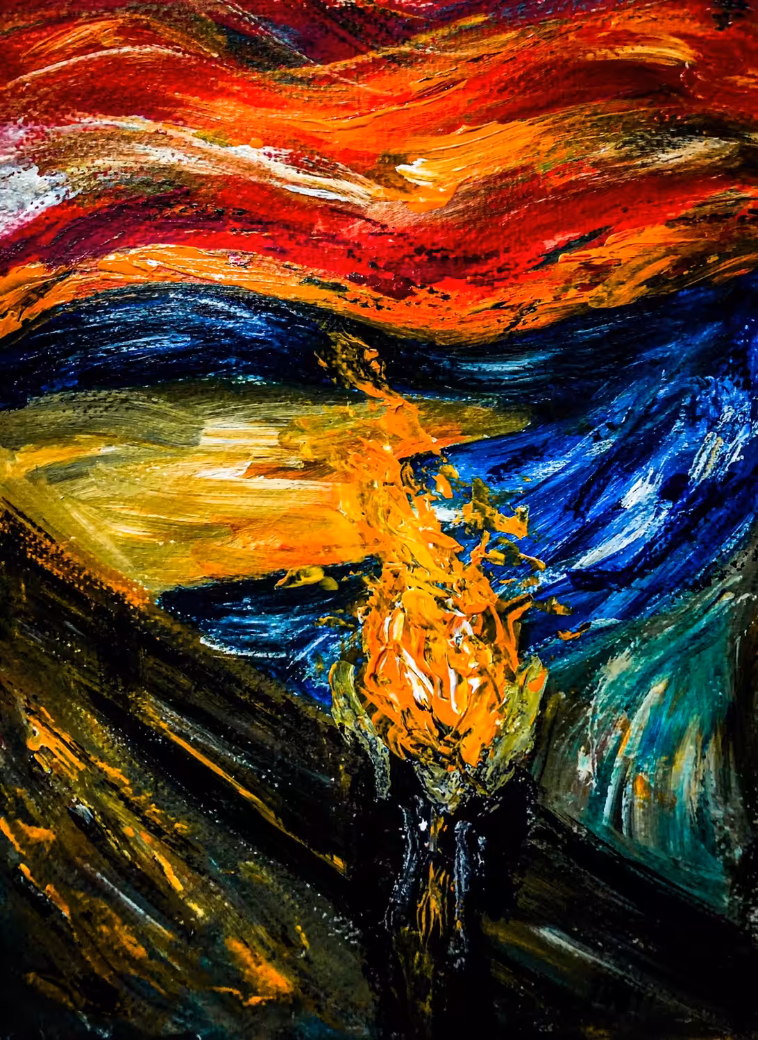 The scream of terror