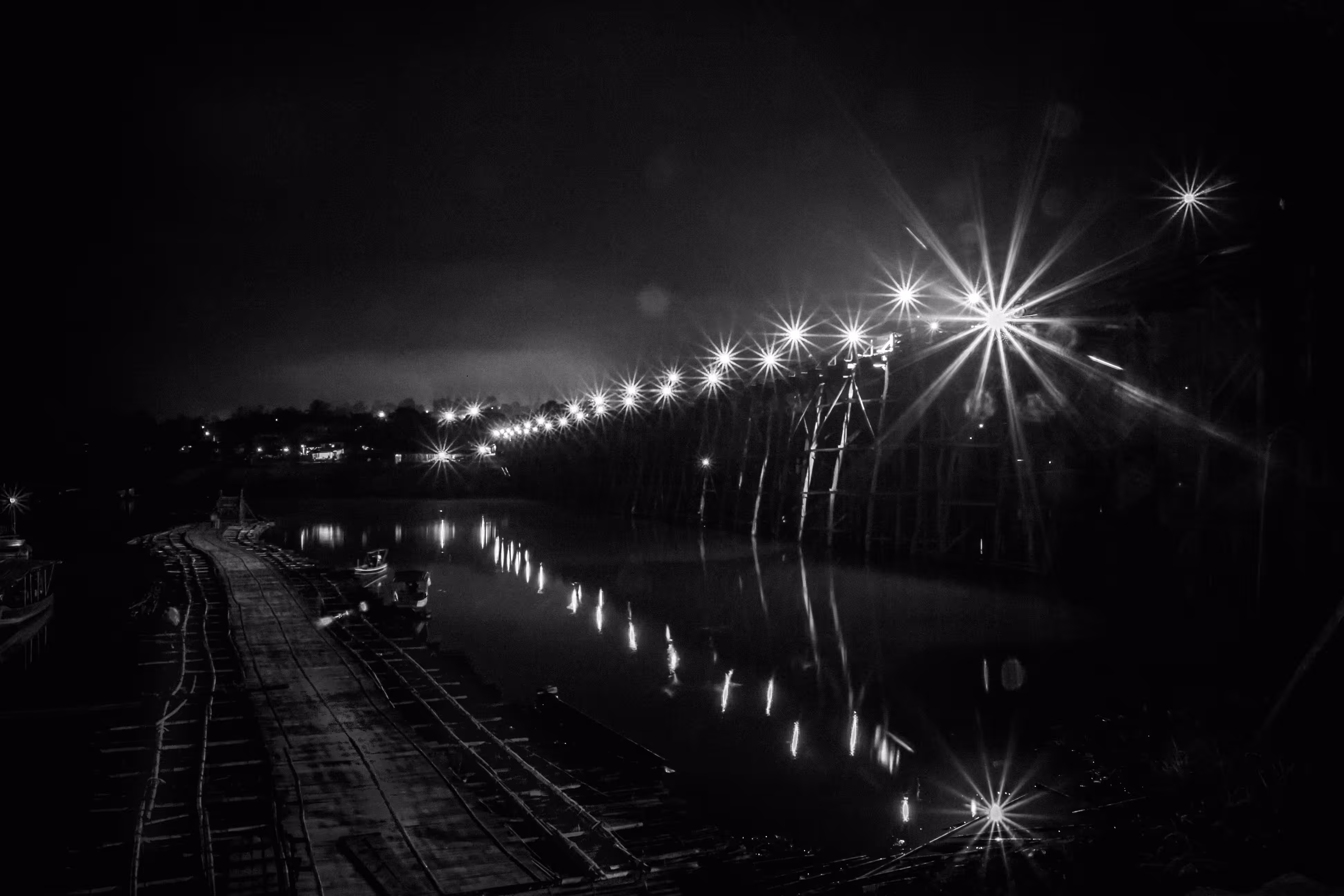 Dark bridge.