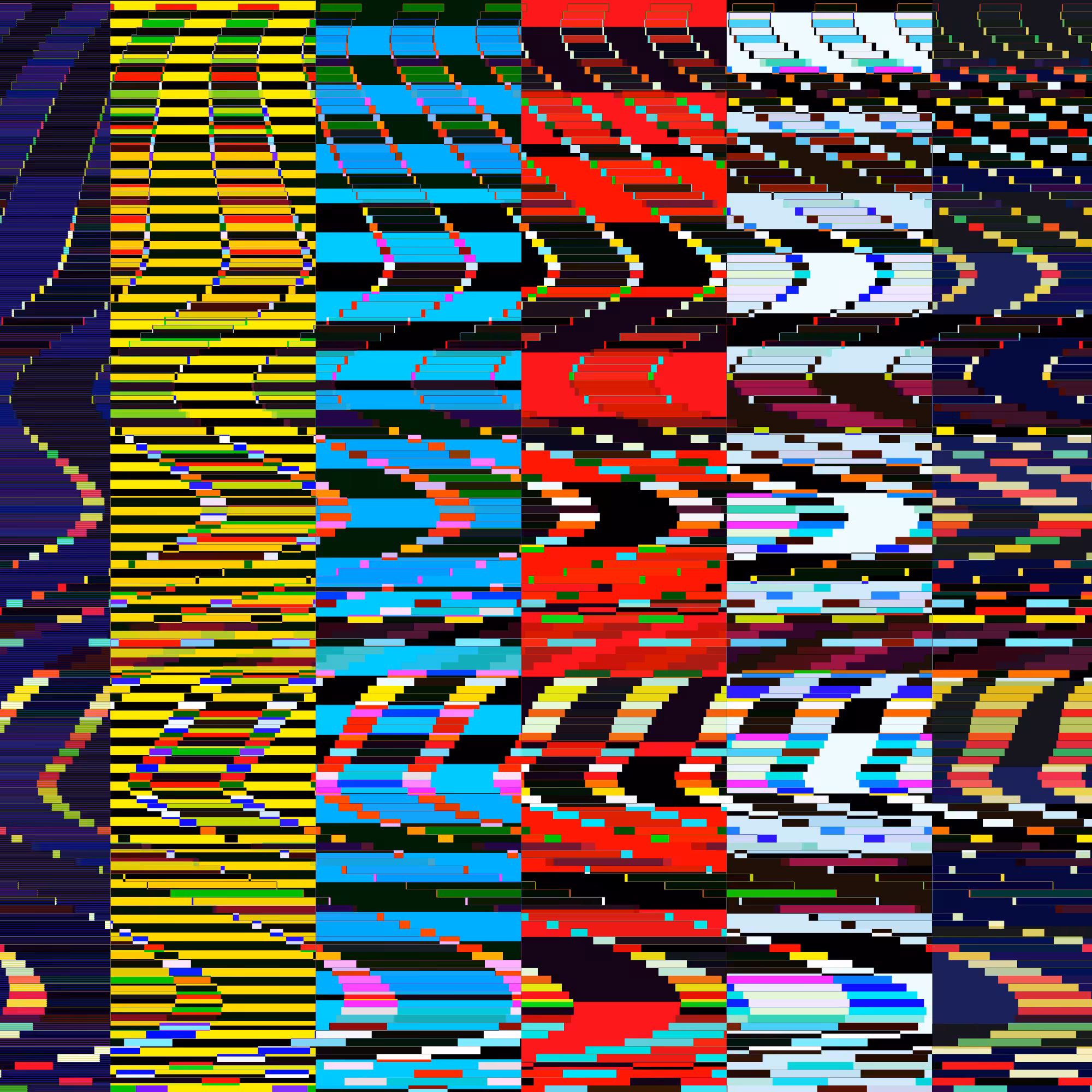 Glitchometry Stripes #3