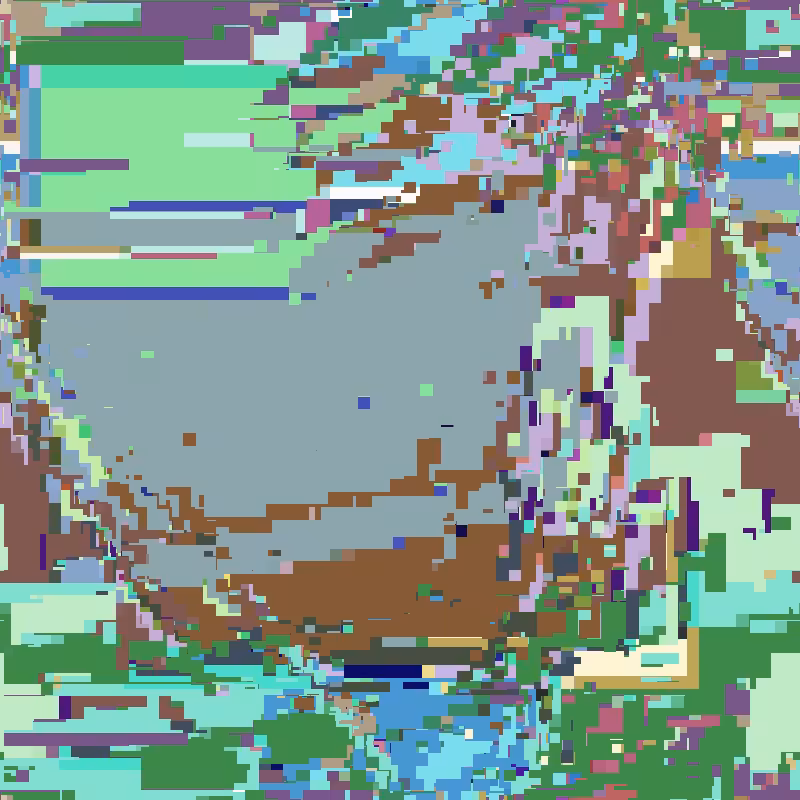 Cascade automata, pixel nature #38