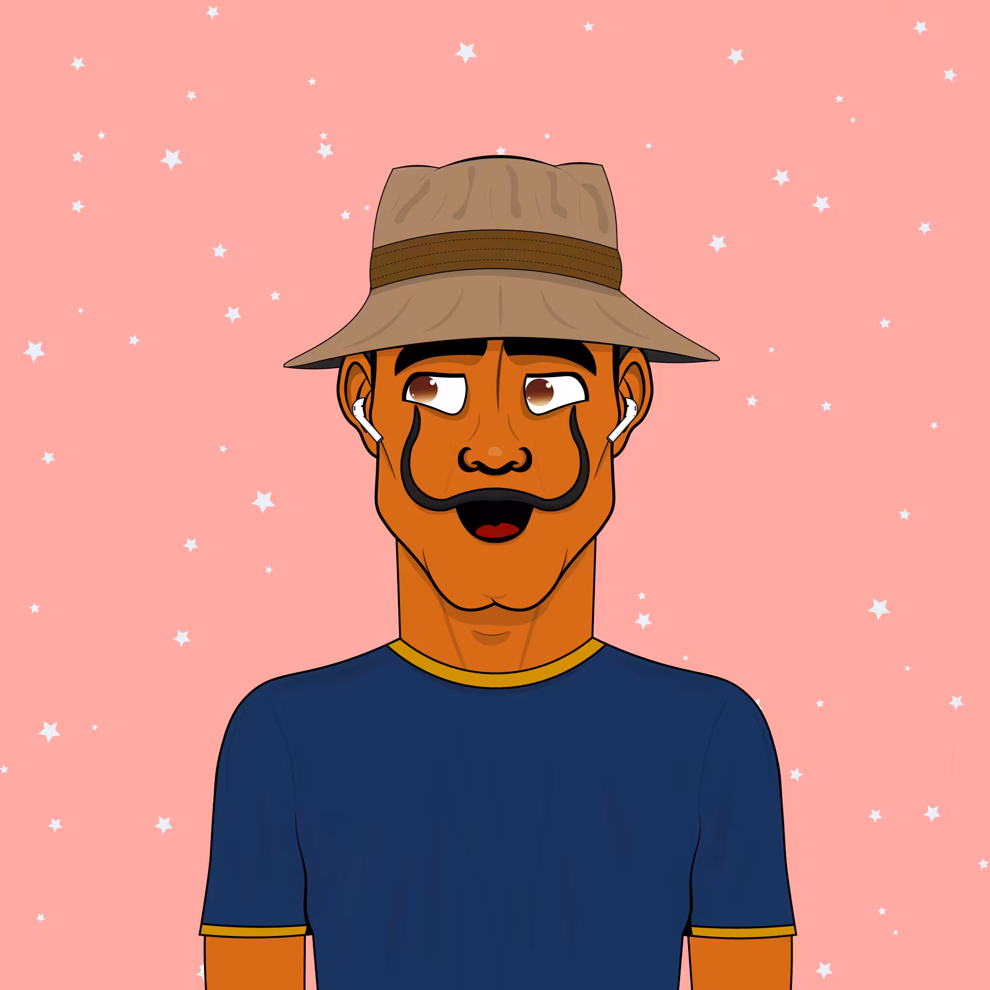 Mustachioed #244