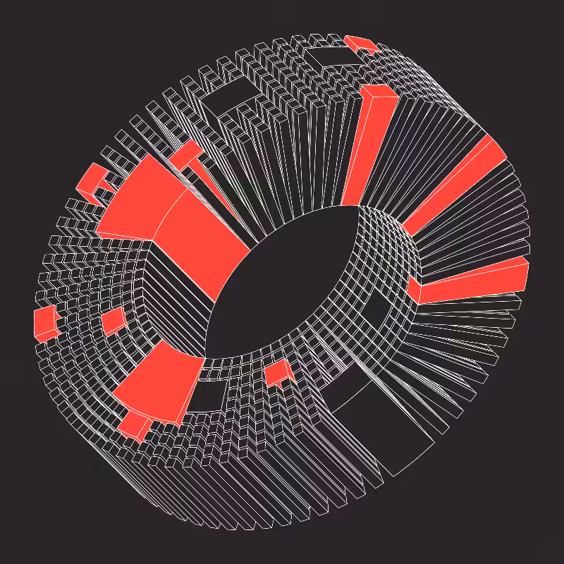 Ex Mobius (Neon Red) #23