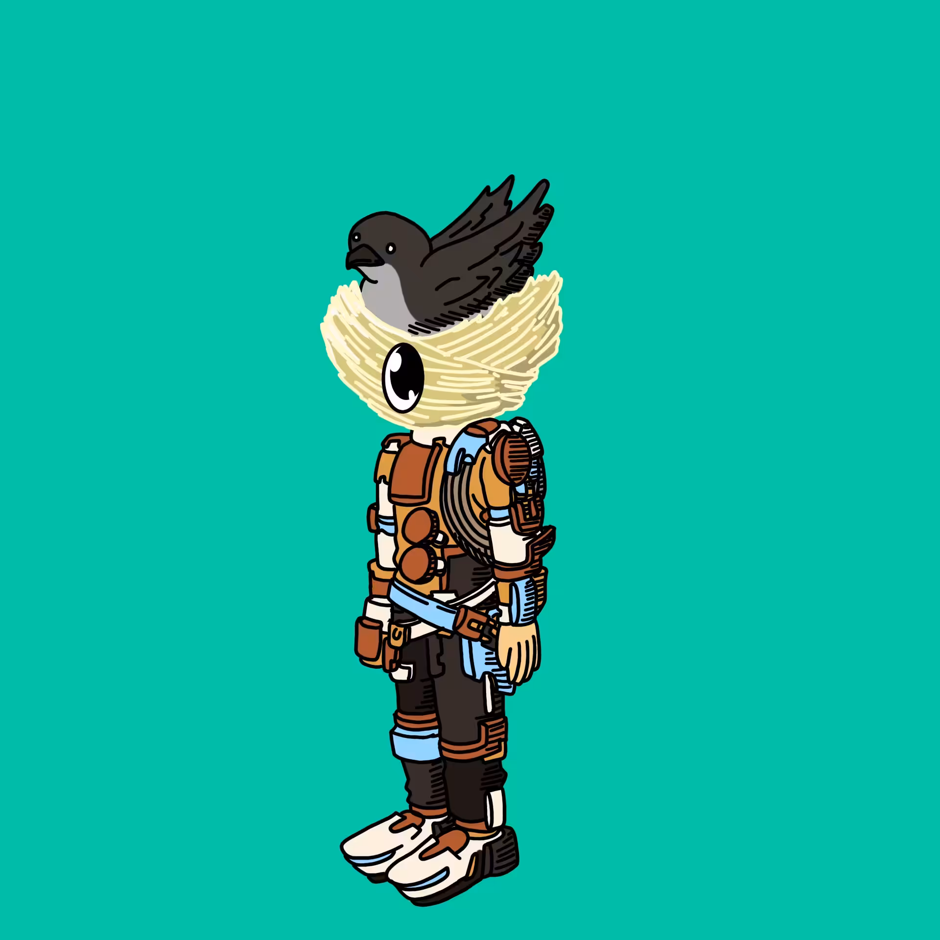 One eyed guys: Bird's nest collector OEG