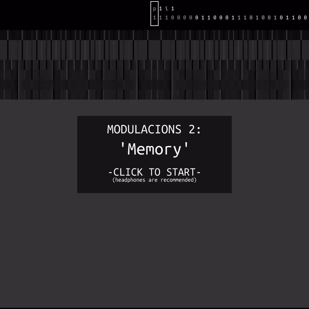 Modulacions 2: 'Memory' (audio) #68