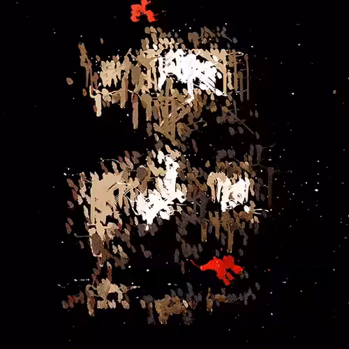Emerging Face - Neural Net Imagined Portrait (625 Strokes)