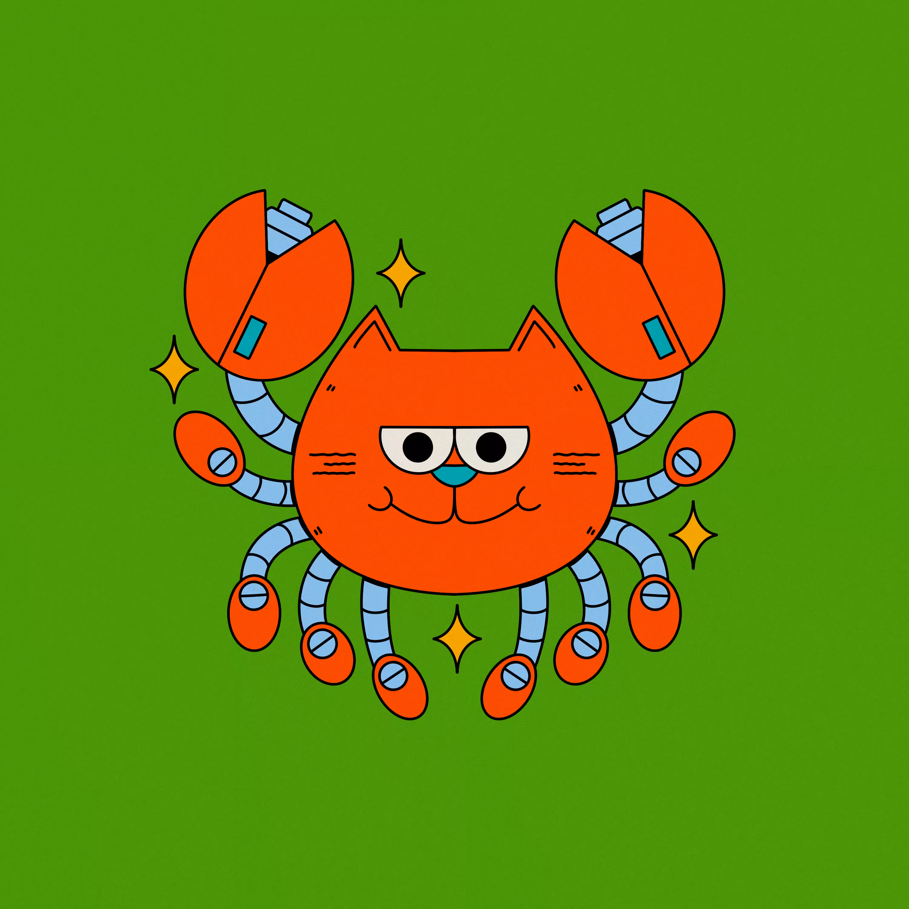 Weird Cat 1/1: Weird cat - Purrrab