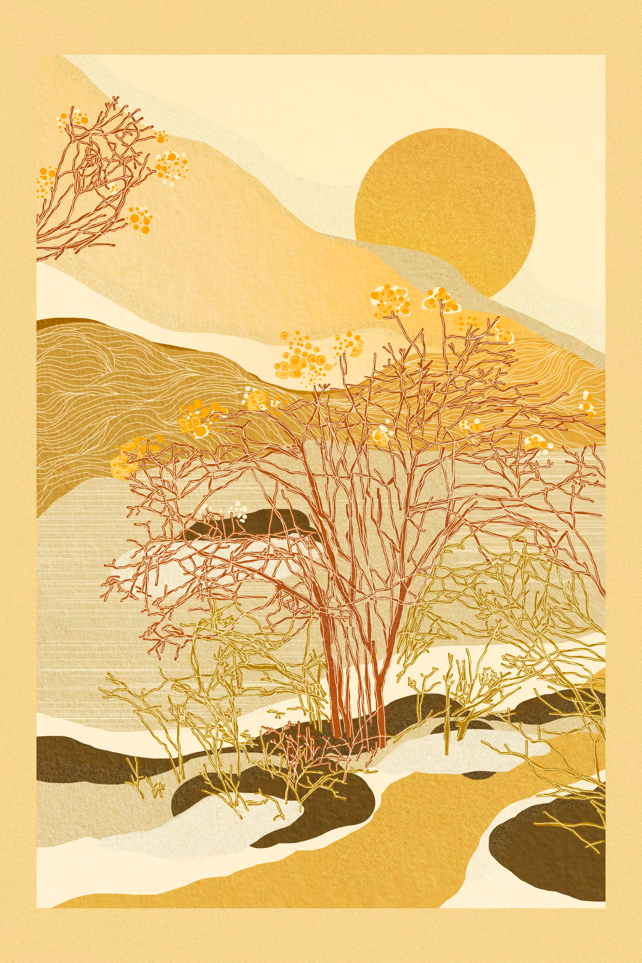 Yellow frame