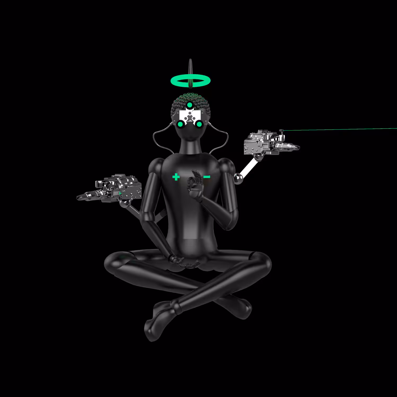 Nirv machine gun warrior