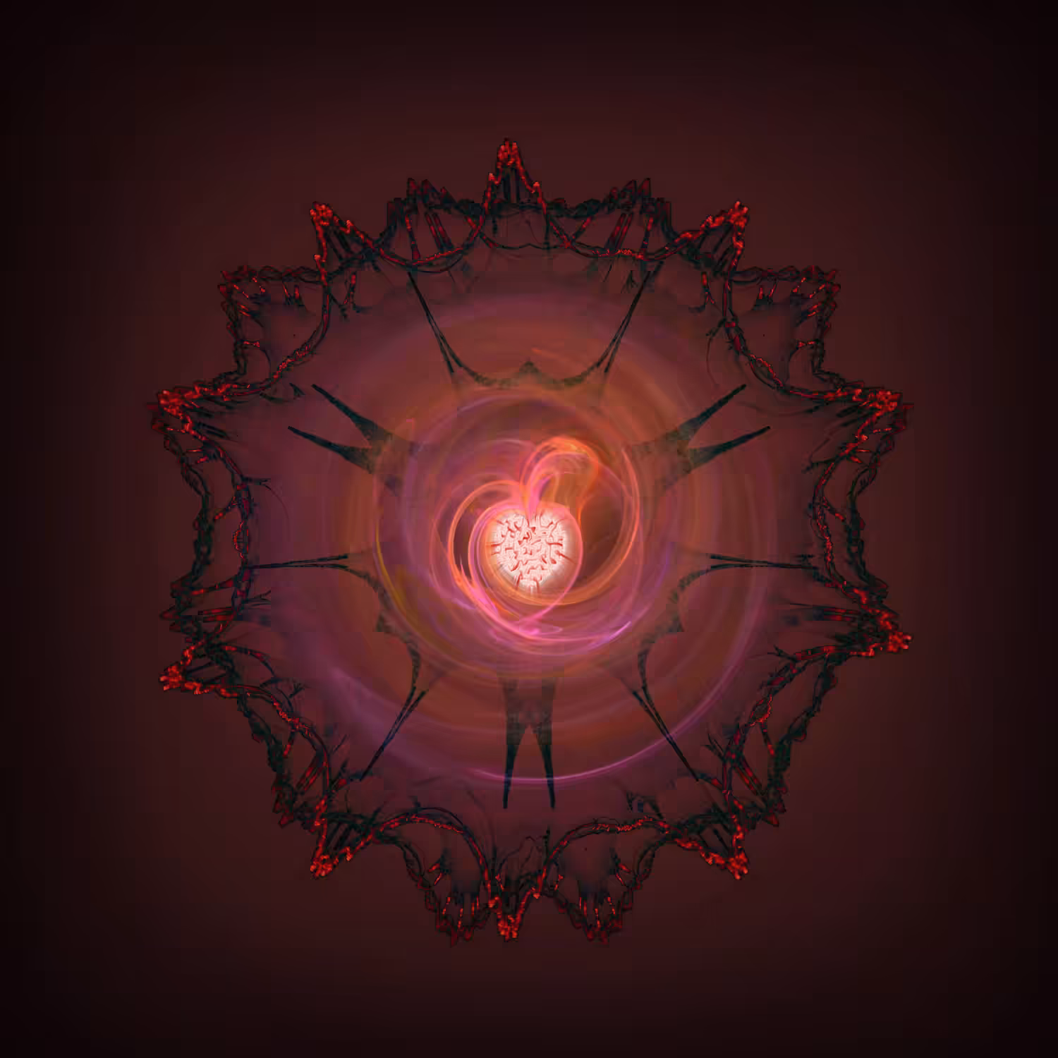 Red-hot heart