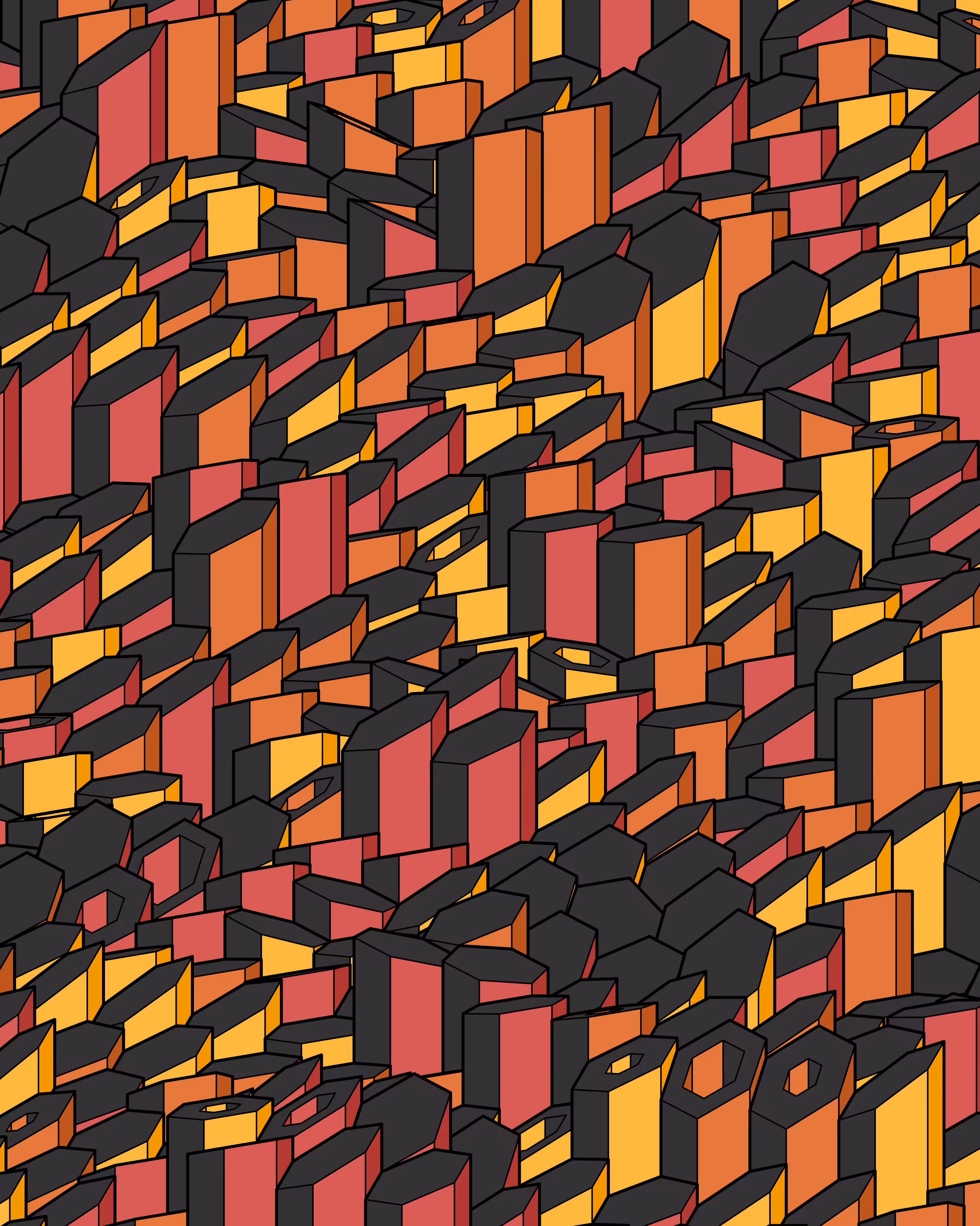 Hexagones Landscape #95