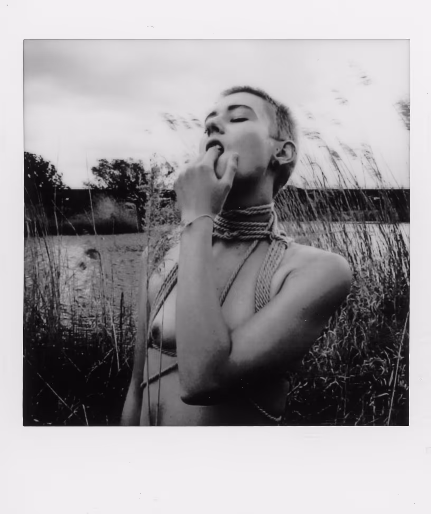 Shibari nude - expired instax square 