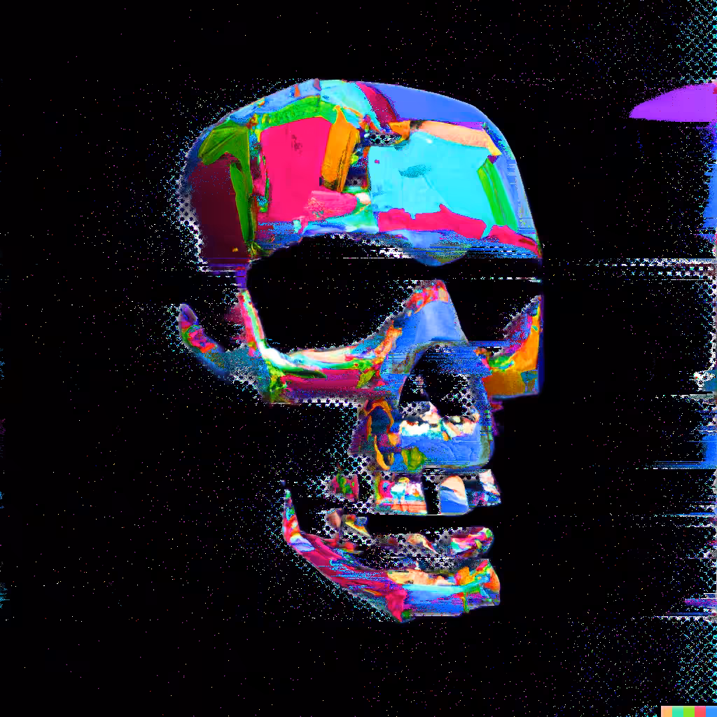 FAKE BASQUIAT SKULL #1