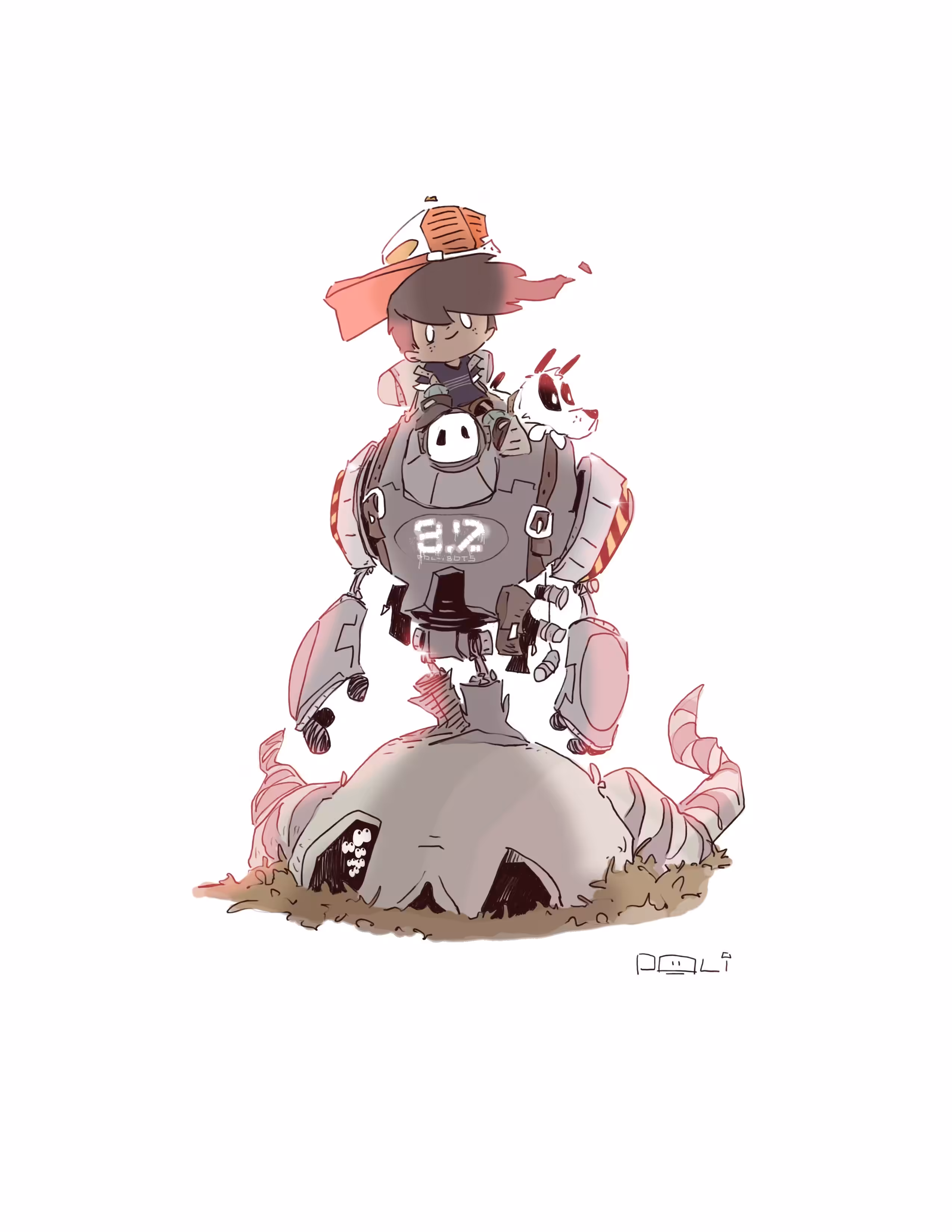 8.2 Skull mound character design