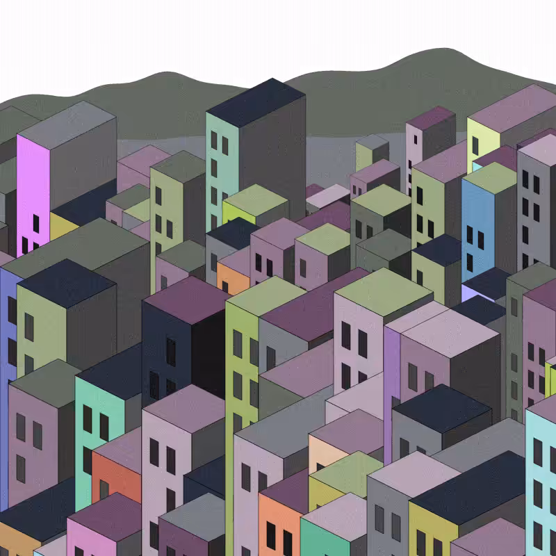 Coloured City #53