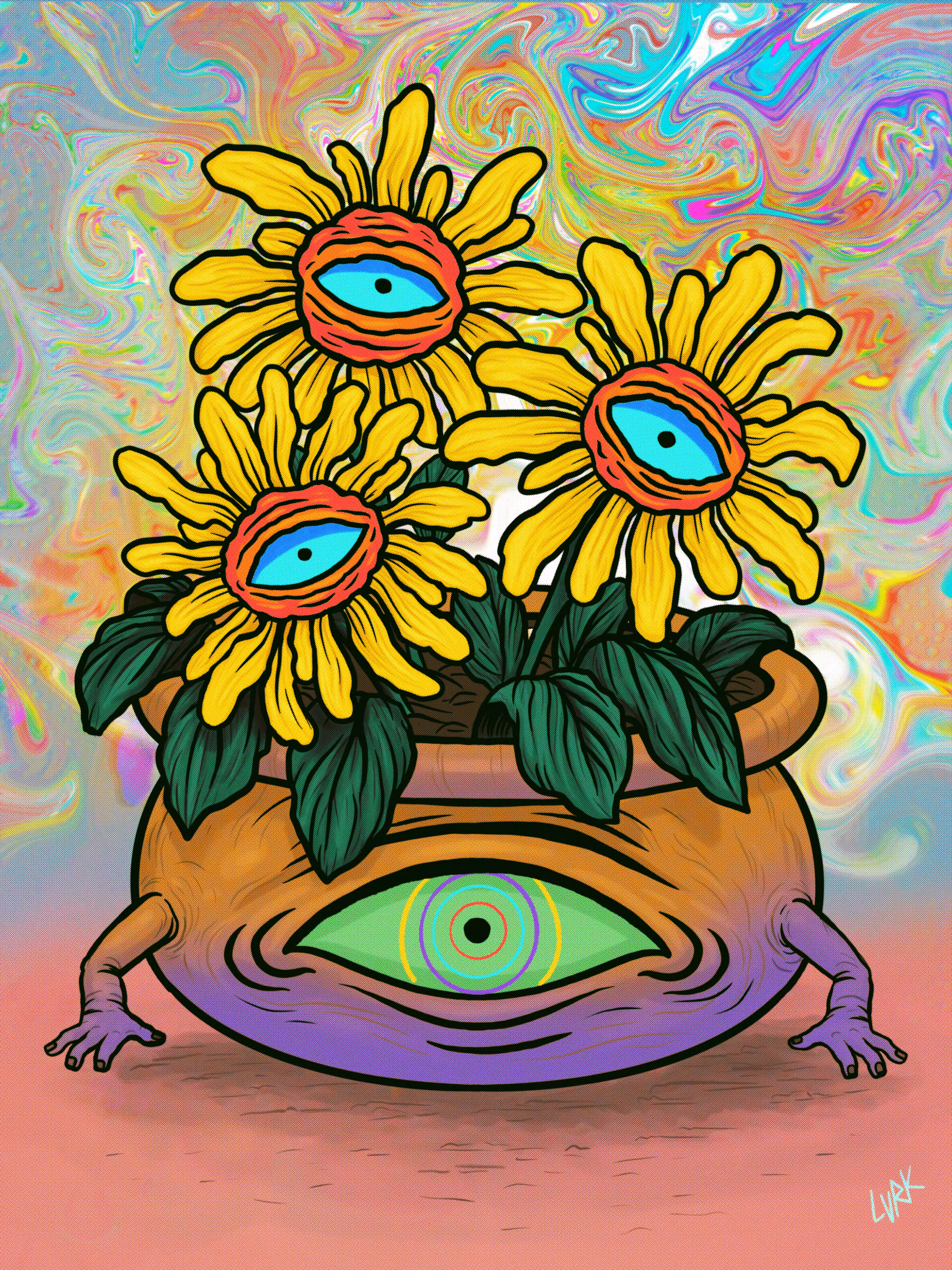 A trippy bouquet 2