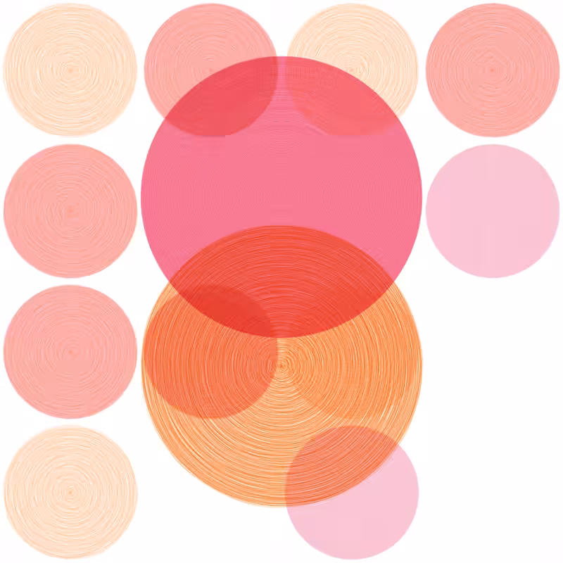 Brushed Circles #127