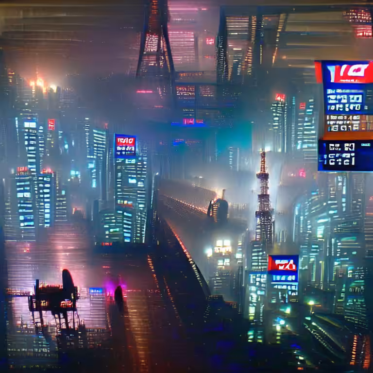 Generative AI Art - Cityscape #1