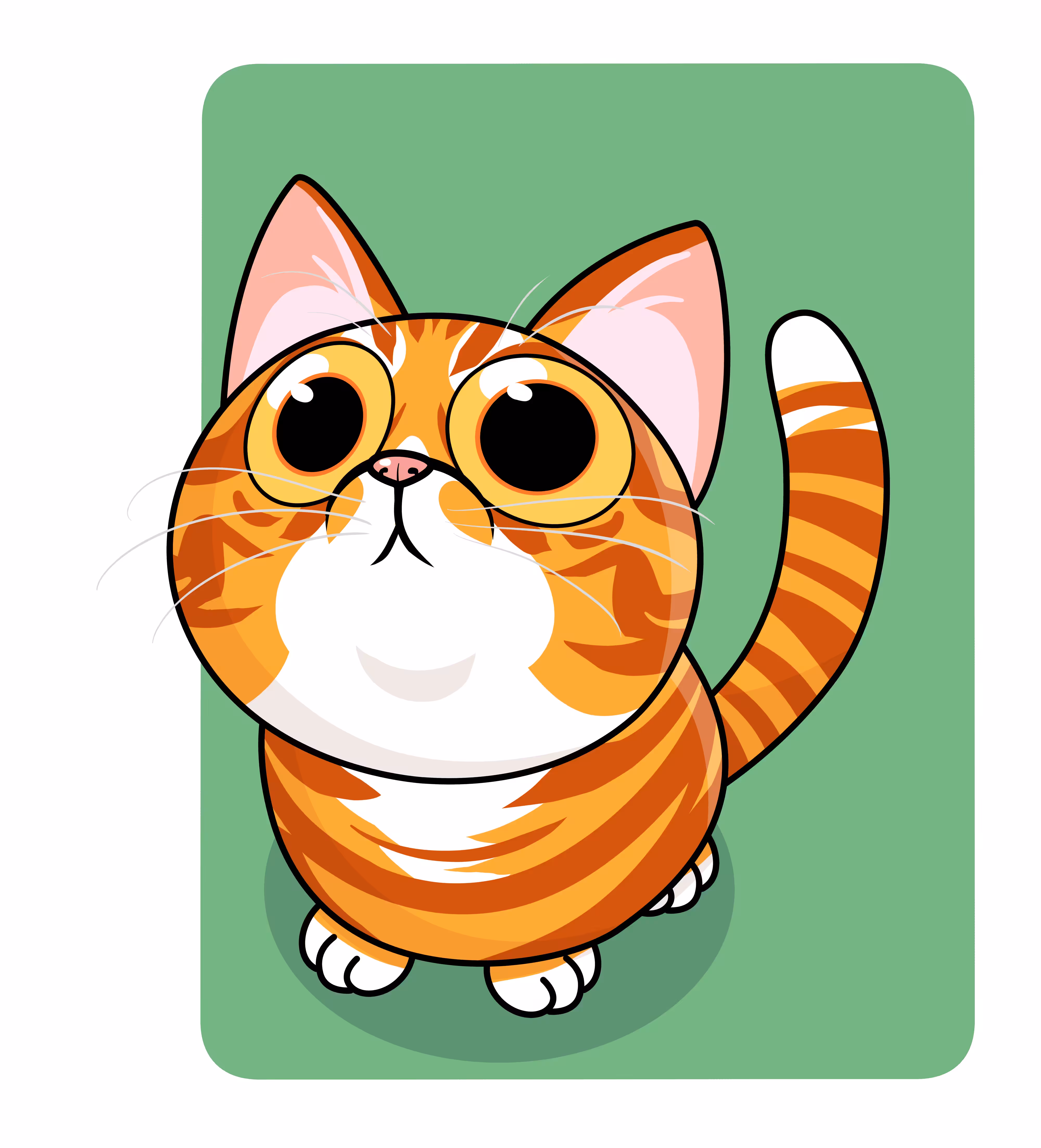 Cat Staring Galaxy #E0024