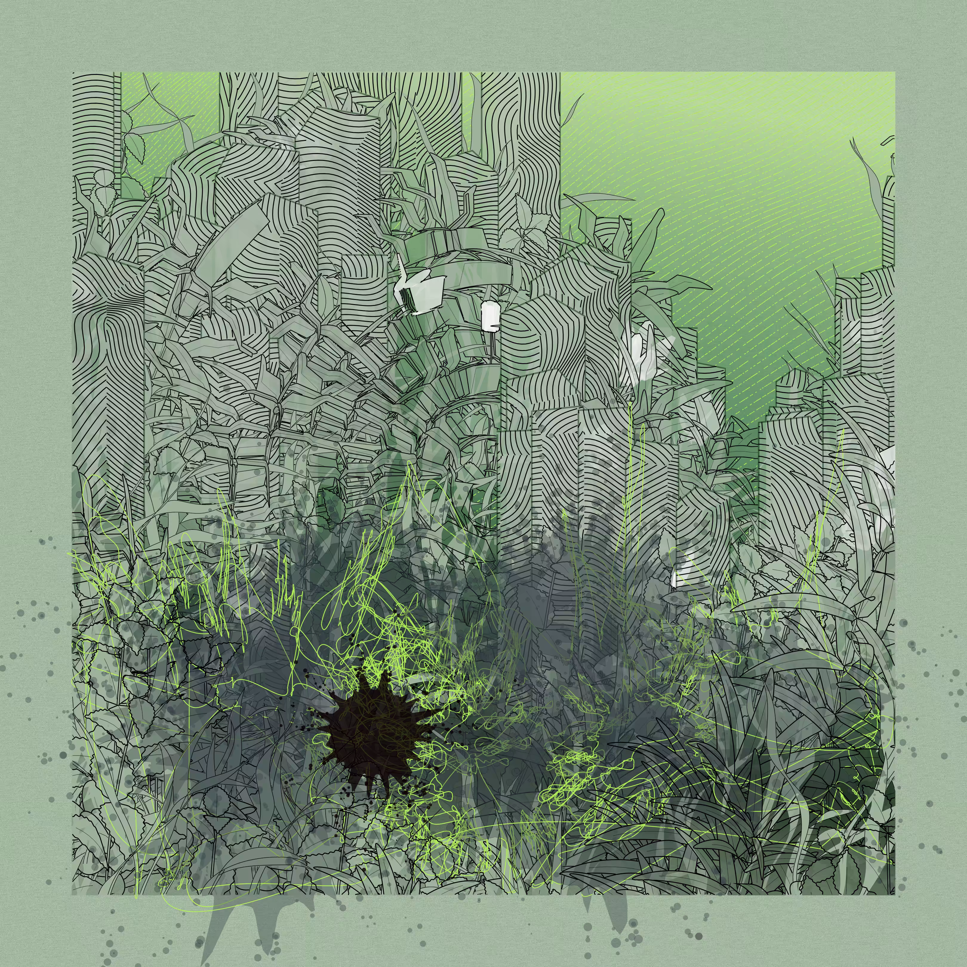 Landscape with Carbon Capture #6825