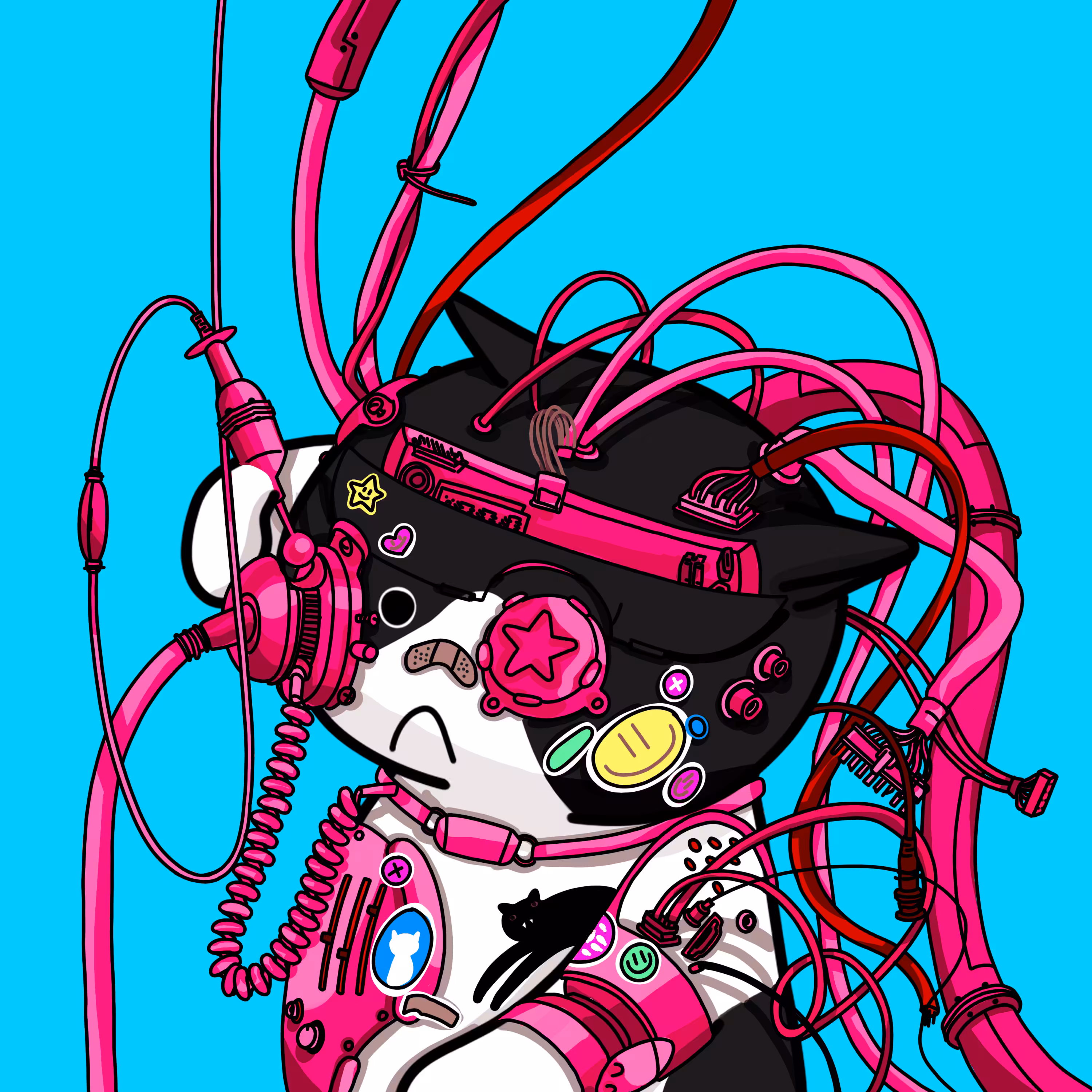 CYBERPUNK CAT NO.4 #26