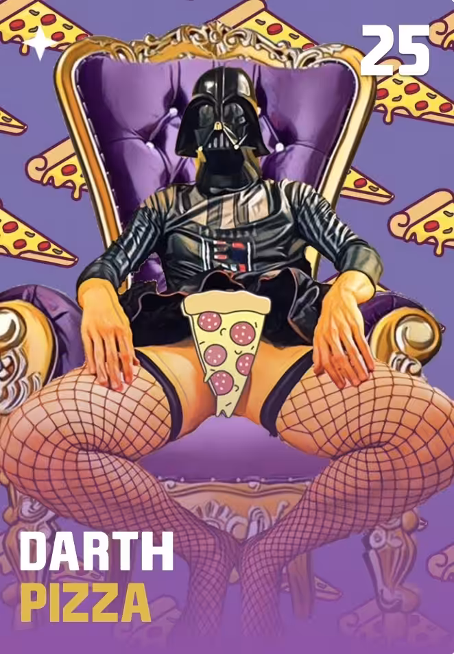 starwars_xx trading cards #25: Darth Pizza