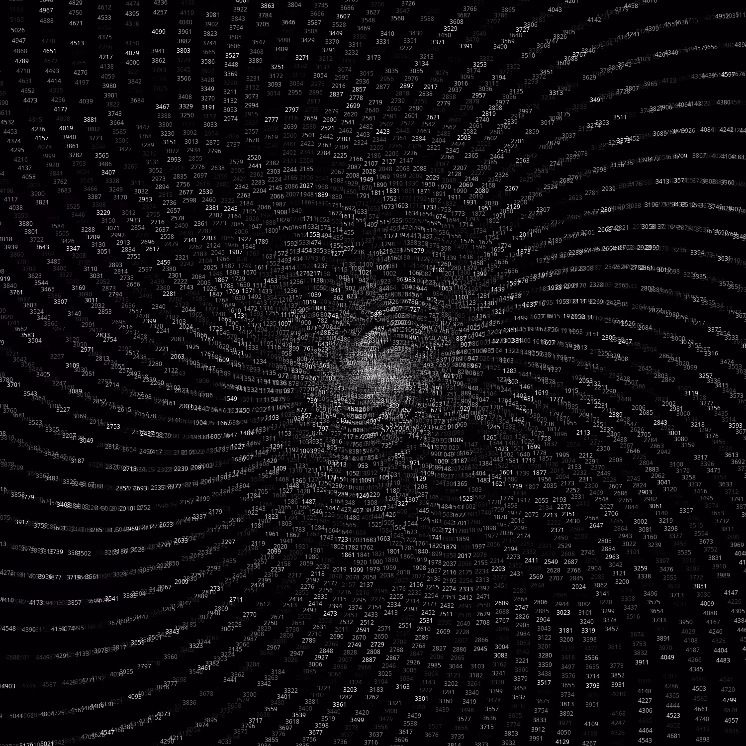 Polar Plot of Numbers #99