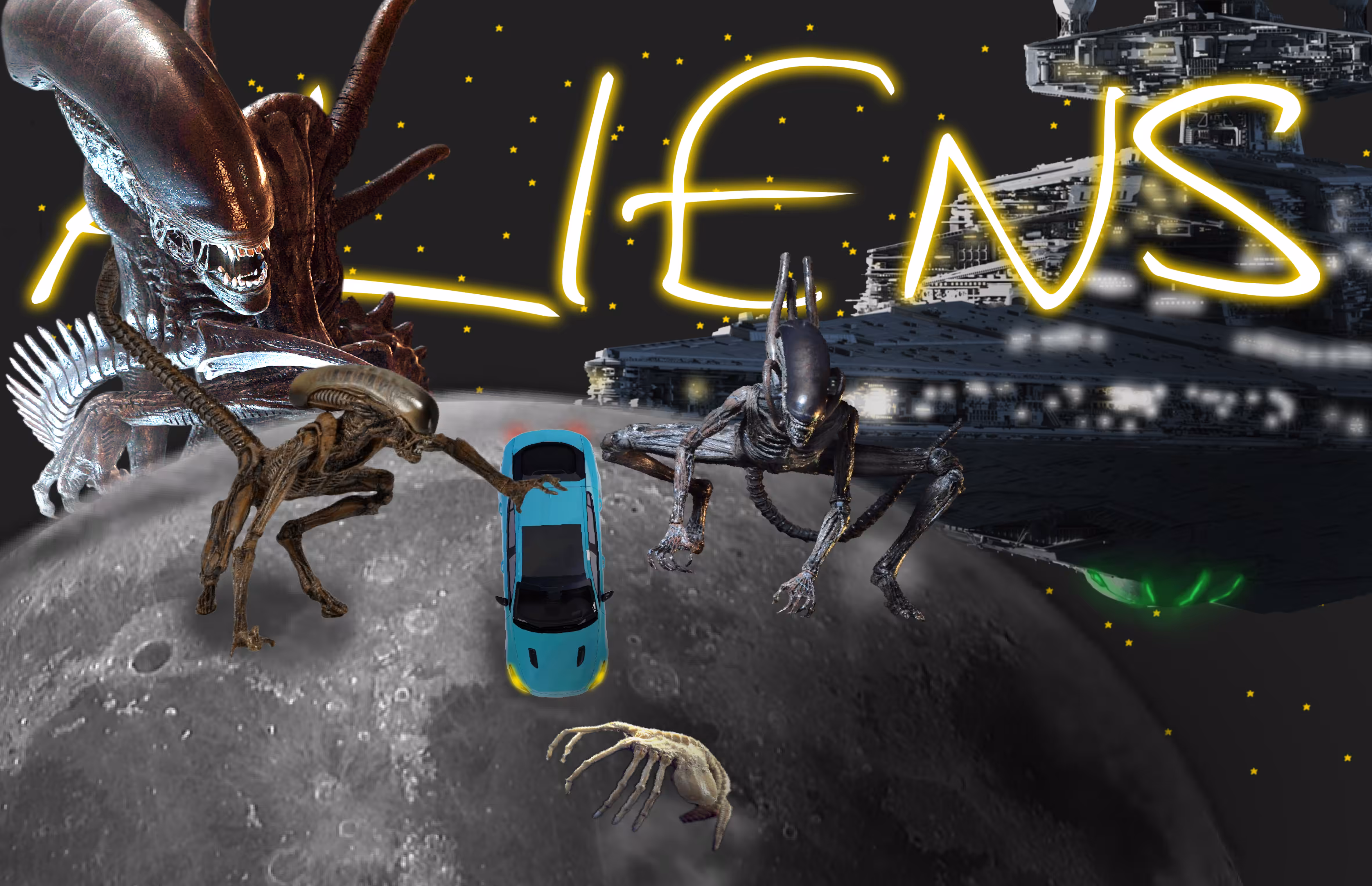 Stories About the Blue Car: Aliens