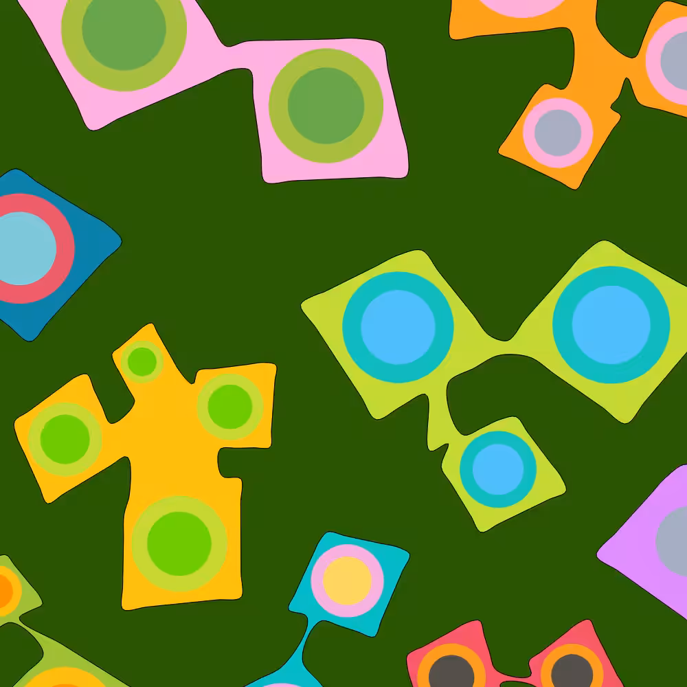 Colorful cartoon shapes(free edition) #47