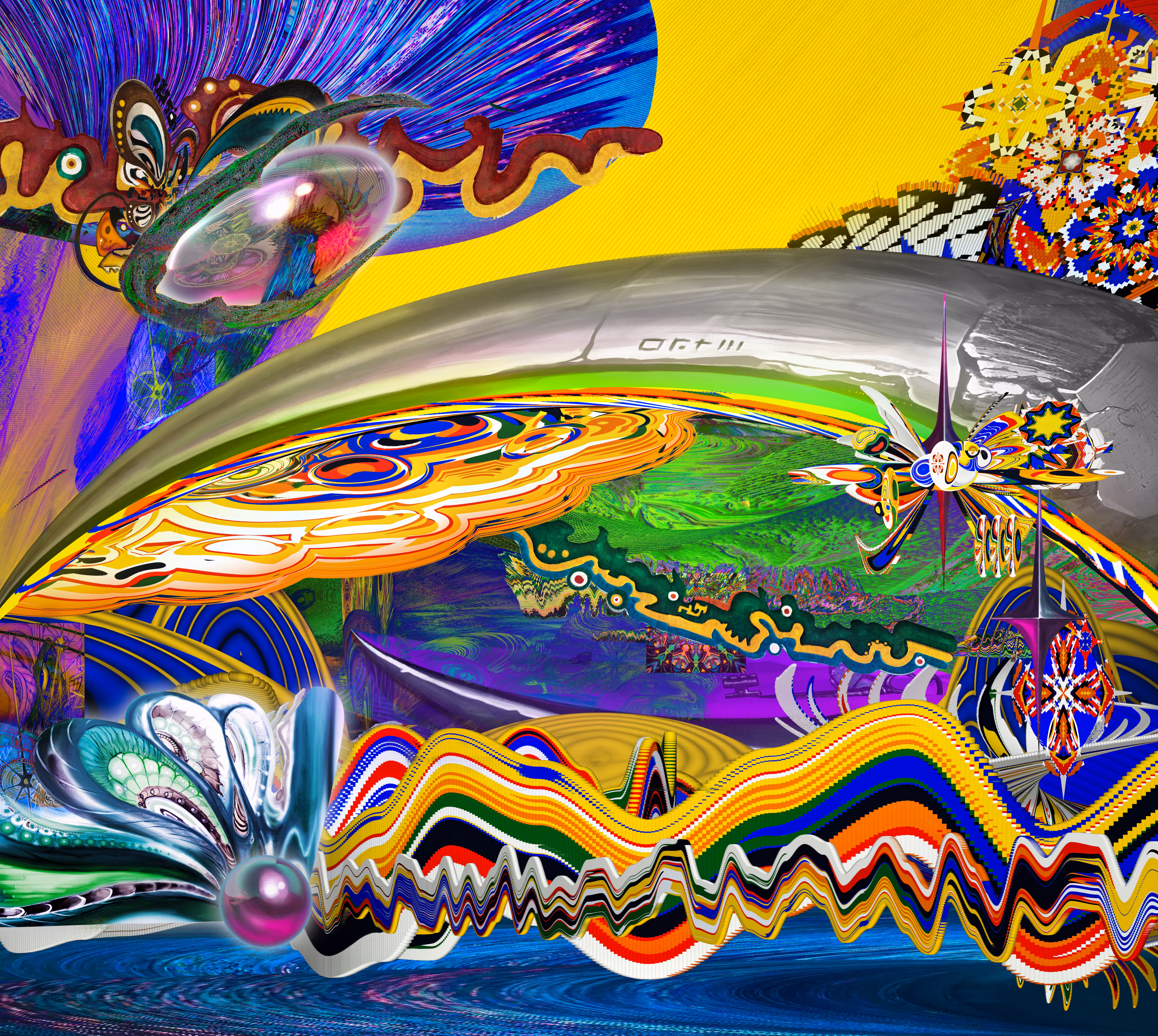 Digital Expressionism: Stung by an Asian Hornet