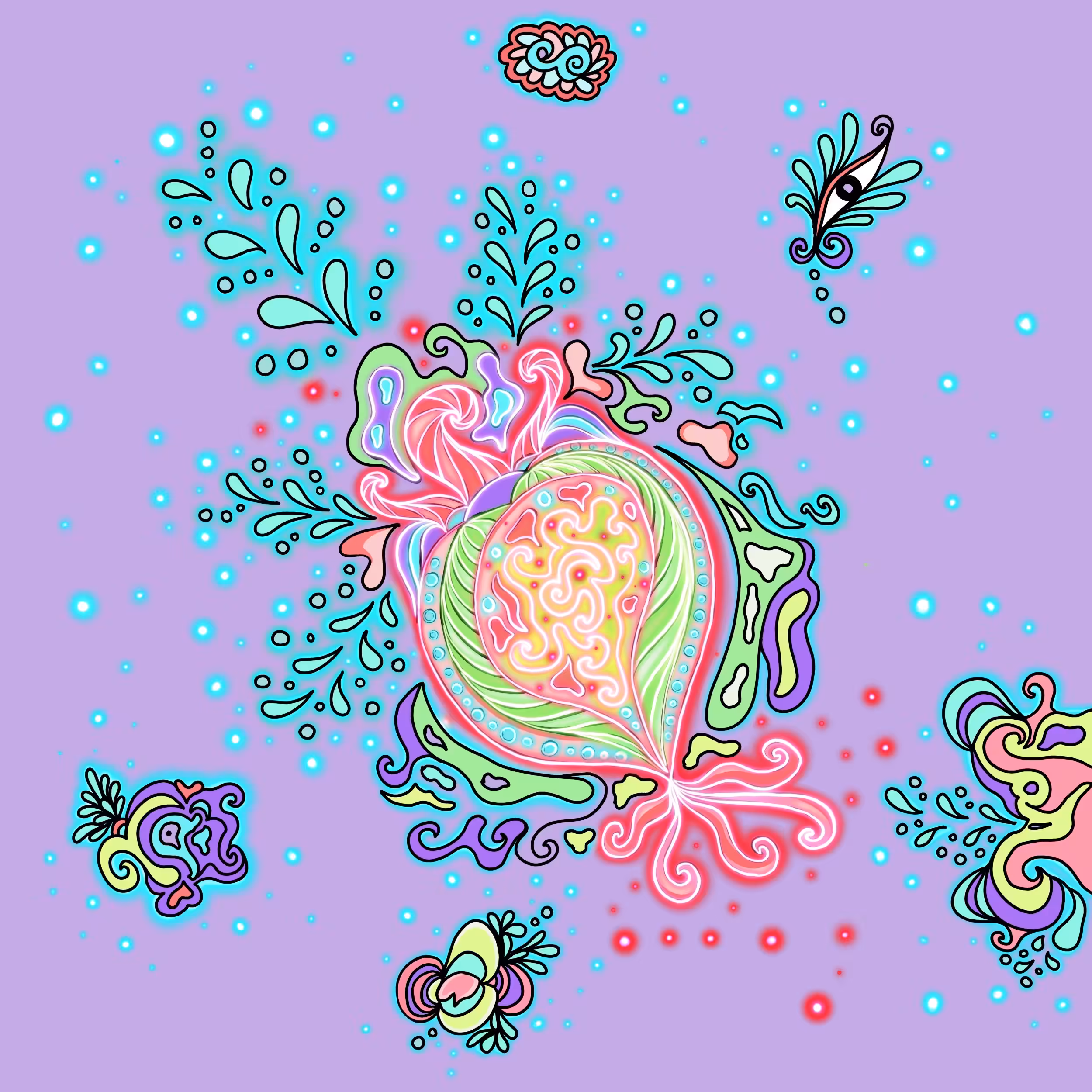 Lines And Colors: Heart