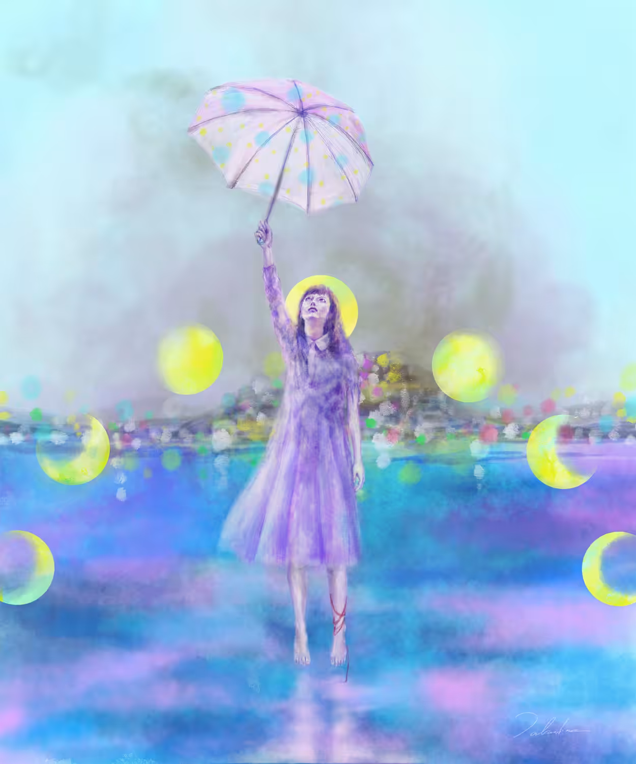 Transparent umbrella  透明な傘