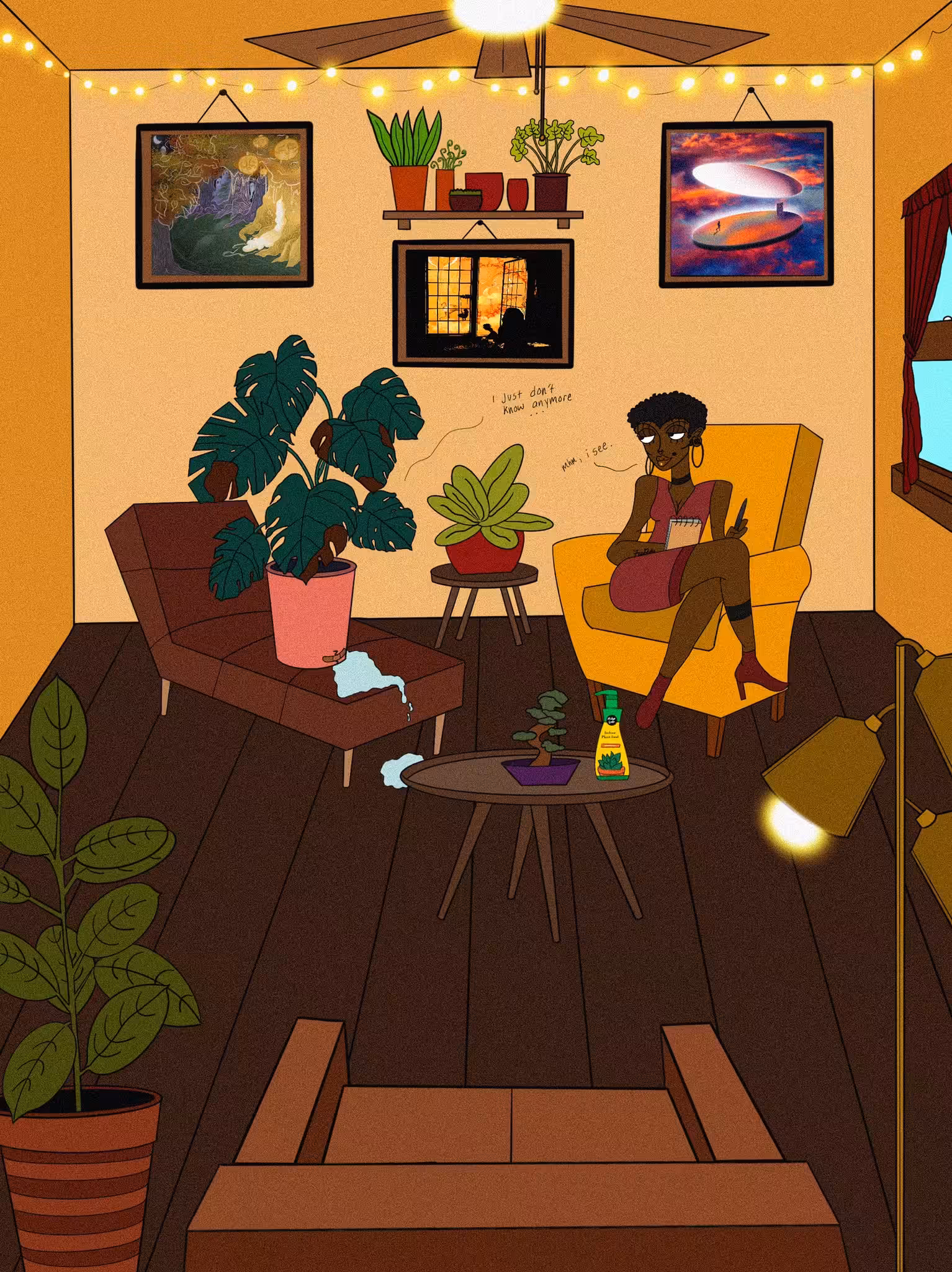Have you checked on your plants? 