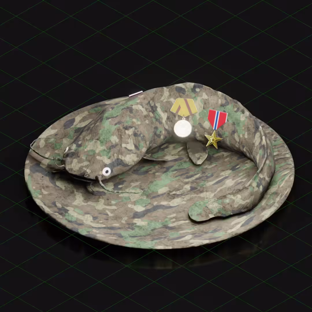 The camouflaged claria, from the series, ''I am the claria''